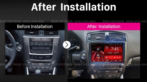 Màn hình DVD Android xe Lexus IS250 2005 - 2012 | Gotech GT10 Pro